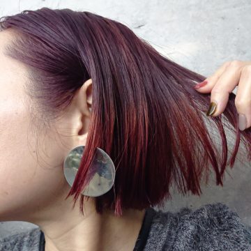 ヘアカラーモデル写真